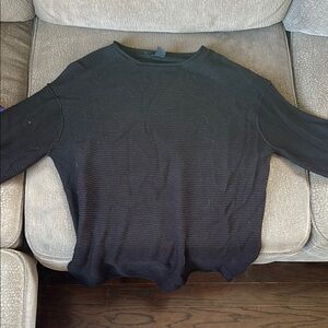 H&M Charcoal Knit Top